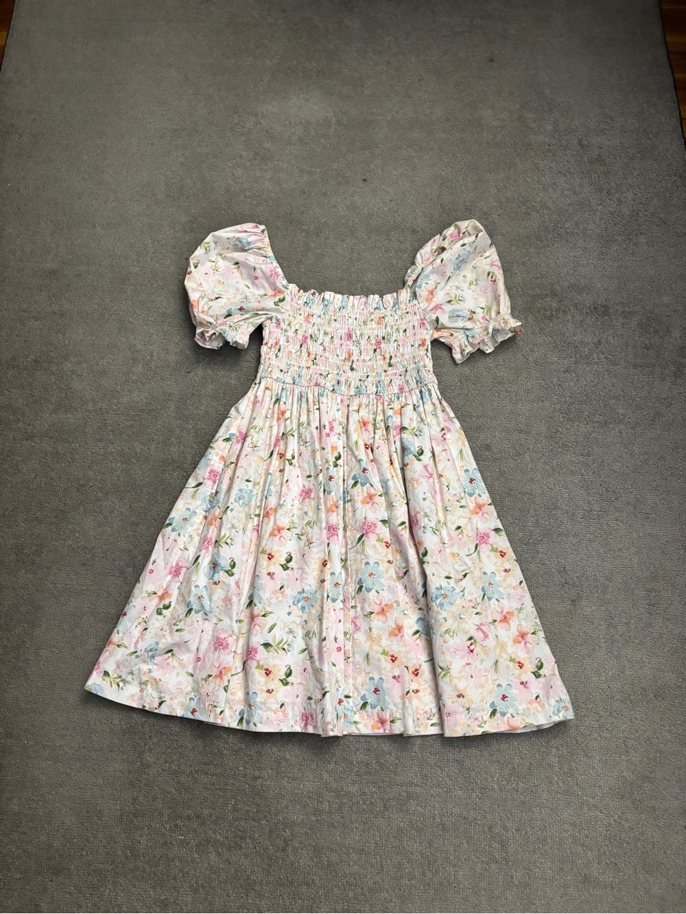 Abercrombie & Fitch Puff Sleeve Cotton Floral Mine Dress Women’s